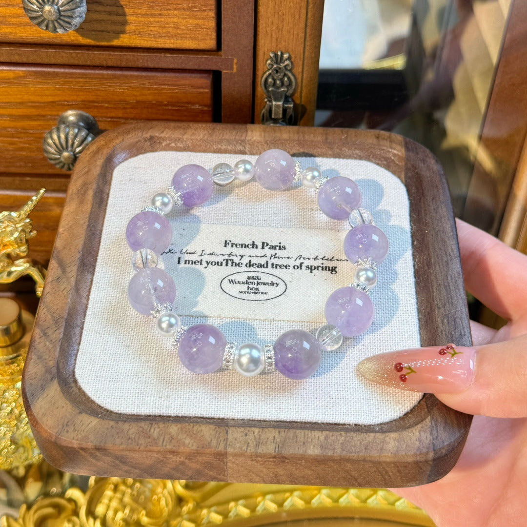 天然紫水晶 ブレスレット
Natural Amethyst Bracelet