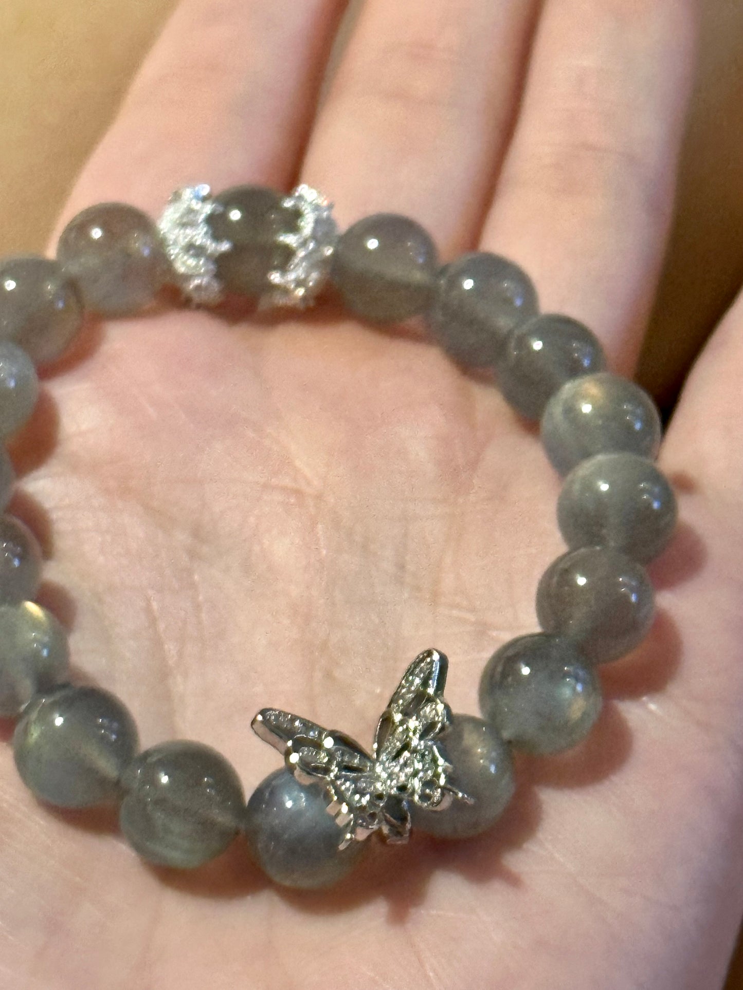 天然ムーンストーンブレスレットNatural Moonstone Bracelet